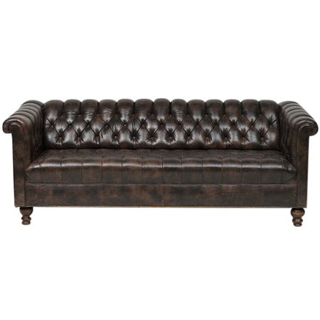 Chesterfield Leather Couch | Found Rentals