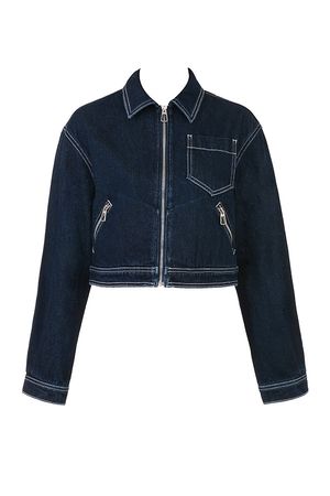 Clothing : Outerwear : Mistress Rocks Dark Blue Denim Jacket
