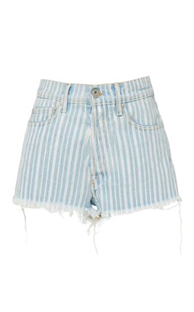 Stripe Denim Shorts by Off-White c/o Virgil Abloh | Moda Operandi
