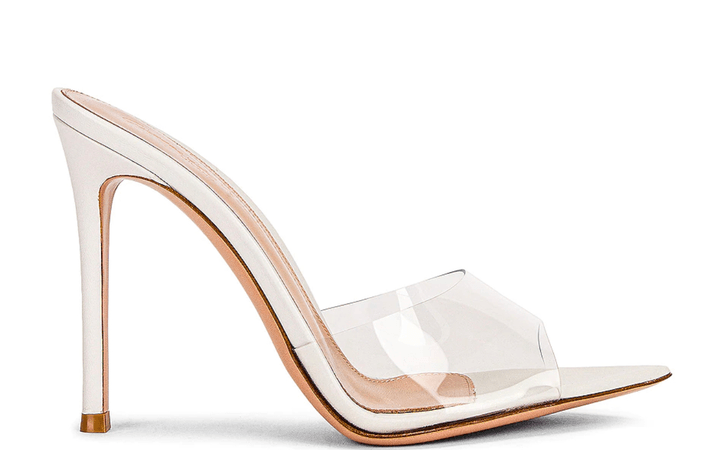 GIANVITO ROSSI Plexy Mules $695 heels