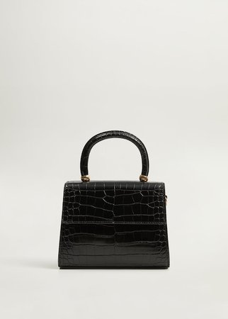 Croc-effect bag - Women | Mango USA