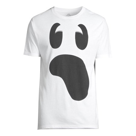 Way to Celebrate - Halloween Creepy The Clown & Spooky Ghost Men's and Big Men's Graphic T-Shirts, 2-Pack - Walmart.com - Walmart.com