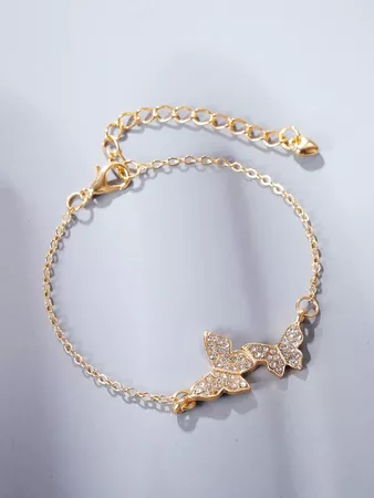 Butterfly Decor Bracelet | SHEIN USA