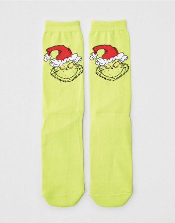 Grinch Socks