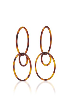 Tria Acrylic Hoop Earrings by Cult Gaia | Moda Operandi