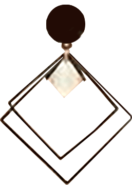 Layered Square Drop Earrings - Romwe