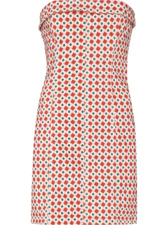 Reformation geometric-print Mini Dress - Farfetch
