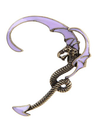 purple dragon ear cuff - Google Search