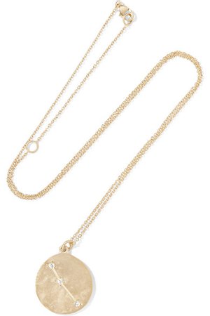 Brooke Gregson | Aries 14-karat gold diamond necklace | NET-A-PORTER.COM