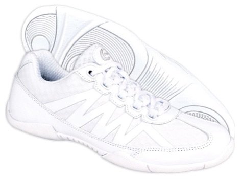 white omni cheer shoes