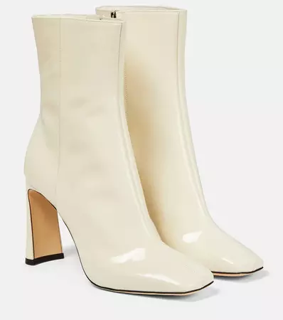 Jimmy Choo - Kinsey 95 patent leather ankle boots | Mytheresa