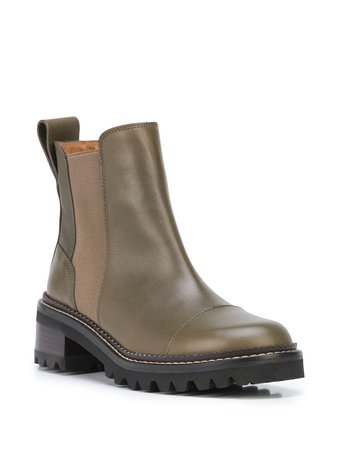 See by Chloé ankle-length leather boots - FARFETCH