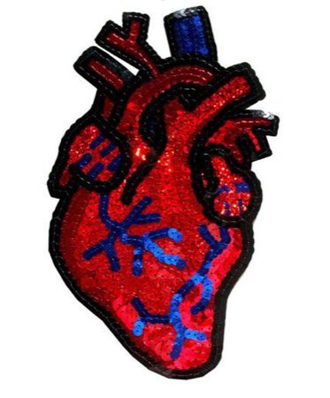 Heart Sequin Patch