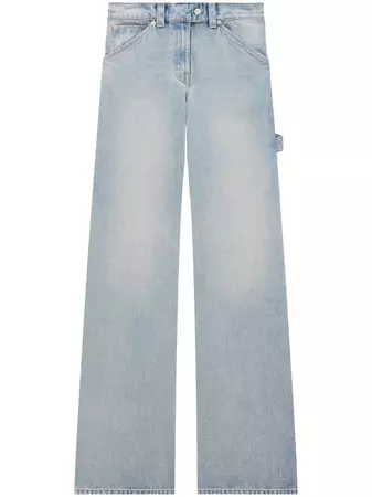 Courrèges light-wash wide-leg Jeans - Farfetch