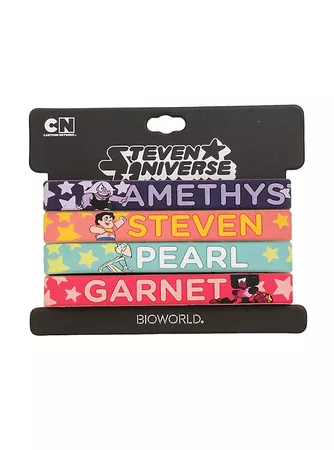 Steven Universe Characters Rubber Bracelet Set | Hot Topic