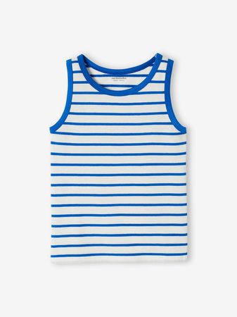 Set of 2 Tank Tops for Boys - blue light two color/multicol, Boys