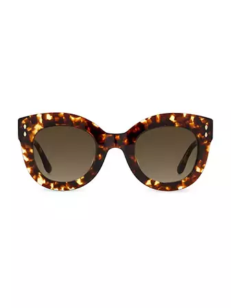 Shop Isabel Marant 49MM Round Sunglasses | Saks Fifth Avenue
