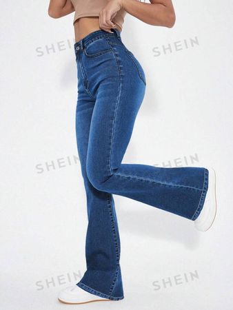High Waist Flared Jeans | SHEIN
