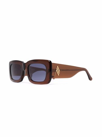 The Attico Marfa rectangle-frame Sunglasses - Farfetch