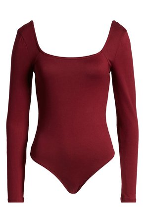 PST by Project Social T Square Neck Bodysuit | Nordstrom