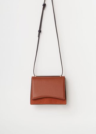 Leather flap bag - Plus sizes | Violeta by Mango United Kingdom