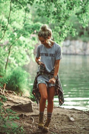 summer hike outfit girls - Google Search