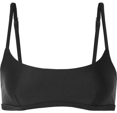 Matteau - The Crop Bikini Top - Black