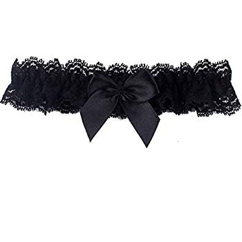 Amazon.com: Sexy Bridal Garter for Wedding Leg Garter Set Lace Black Garters for Bride 2018: Clothing