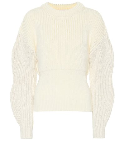 Wool and silk-blend sweater