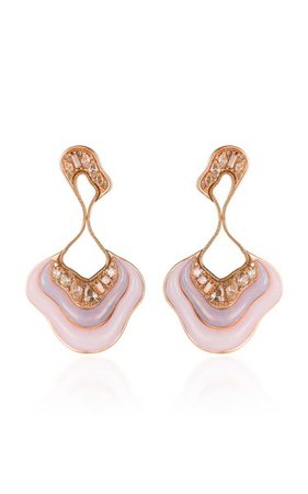 Stream Drop 18k Rose Gold Multi-Stone Earrings By Fernando Jorge | Moda Operandi
