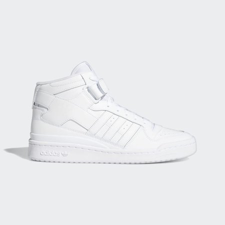 adidas Forum Mid Shoes - White | adidas US
