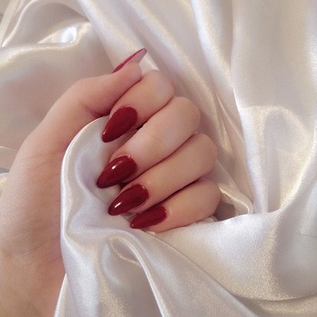 pinterest red nails aesthetic - Google Search