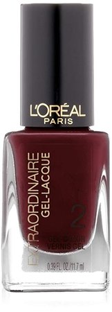 Buy L'Oreal Paris Extraordinaire Gel-Lacque 1-2-3 Nail Color, Bold Bordeaux, 0.39 Fluid Ounce Online at Low Prices in India - Amazon.in