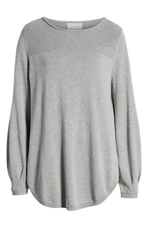 Caslon® Bishop Sleeve Sweater | Nordstrom