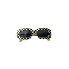 versace checkered sunglasses