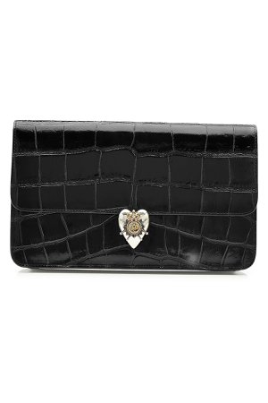 Embossed Patent Leather Clutch Gr. One Size