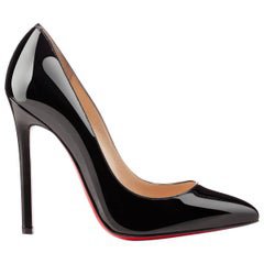 Christian Louboutin New Black Patent Leather So Kate High Heels Pumps in Box For Sale at 1stdibs