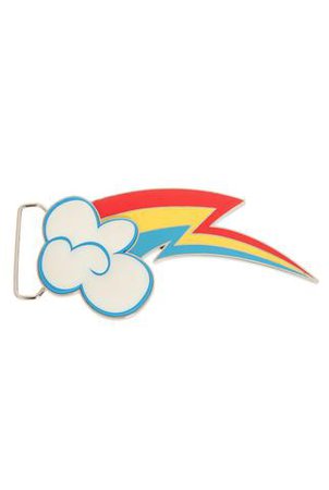 My Little Pony Friendship Is Magic Rainbow Dash Logo Belt Buckle