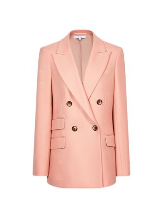 Shop Reiss Logan Double-Breasted Wool Blend Blazer | Saks Fifth Avenue