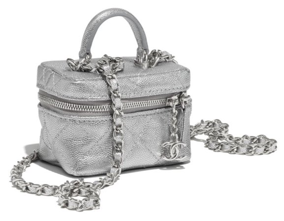 Chanel silver mini