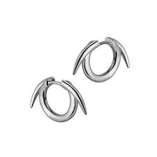 Shaun Leane Silver Quill Hoops