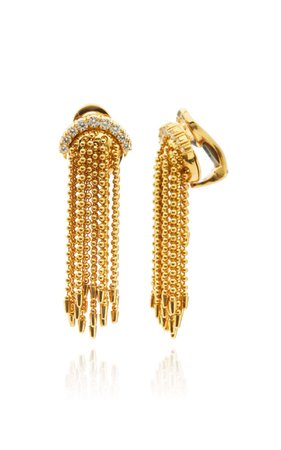 18k Yellow Gold Cascata Earrings By Aletto Brothers