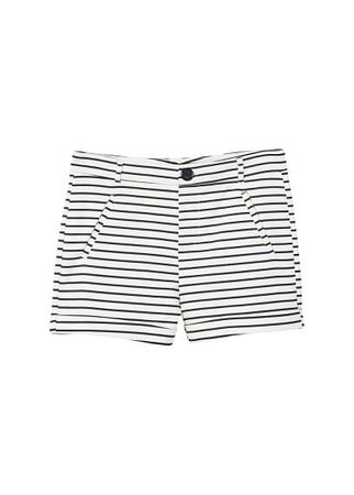 MANGO Striped shorts