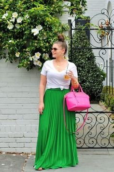 Pinterest Green Skirt