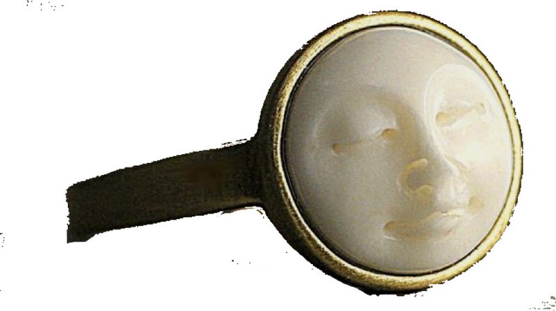 moon face ring