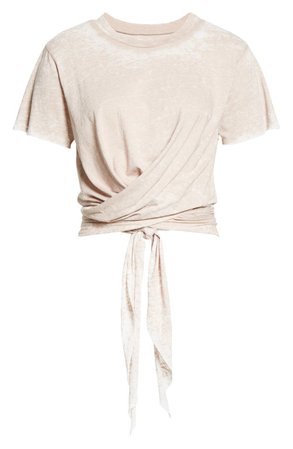 NSF Clothing Frances Cross Tie Back T-Shirt | Nordstrom