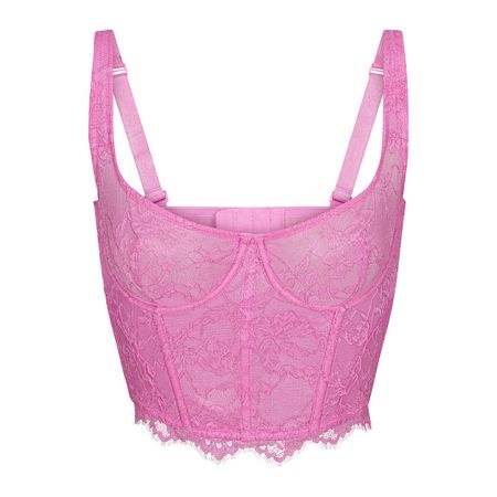 SKIMS LACE BUSTIER top
