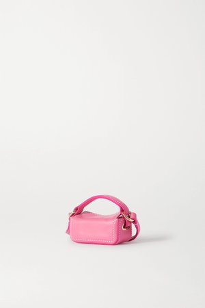 Pink Le Nani mini textured-leather tote | Jacquemus | NET-A-PORTER