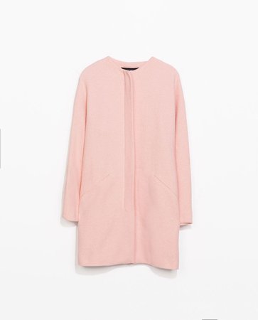 pastel pink coat polyvore - Pesquisa Google