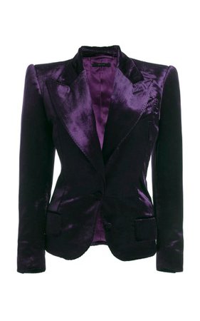 Single-Breasted Velvet Jacket By Tom Ford | Moda Operandi